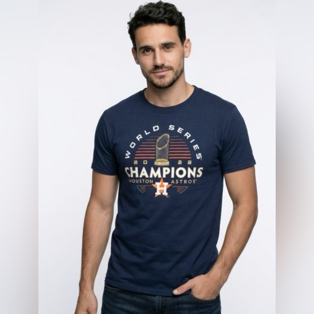 Fanatics Navy Houston Astros Champions Tee